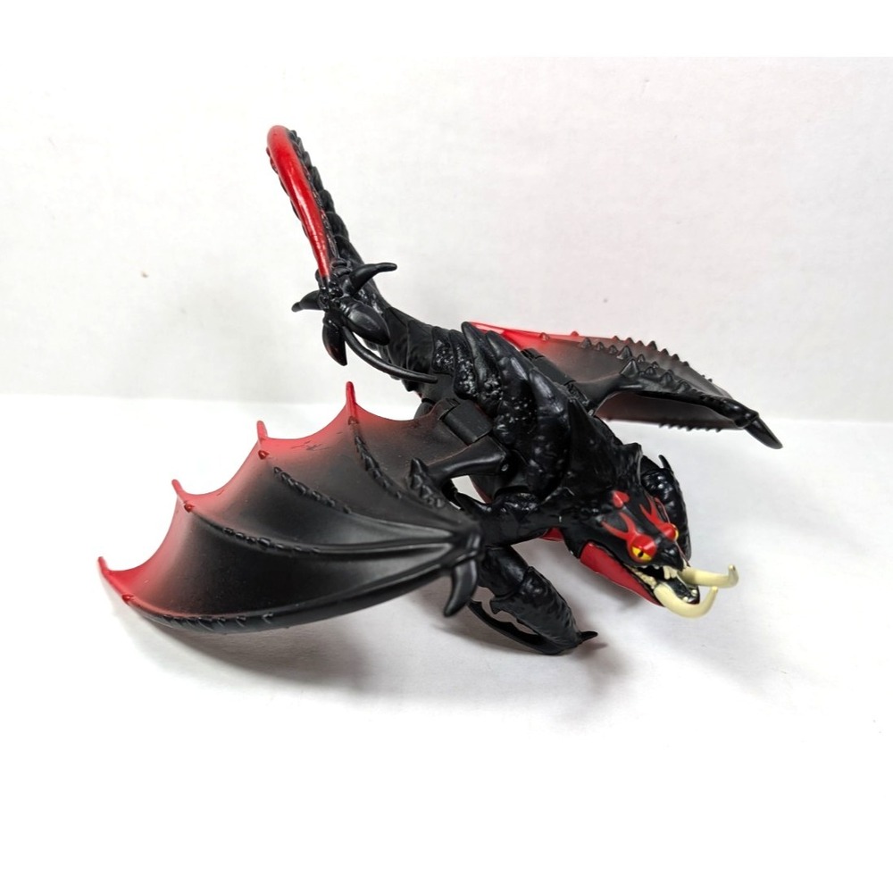 How to Train Your Dragon Deathgripper Figure Red Black Hidden World Dreamworks
